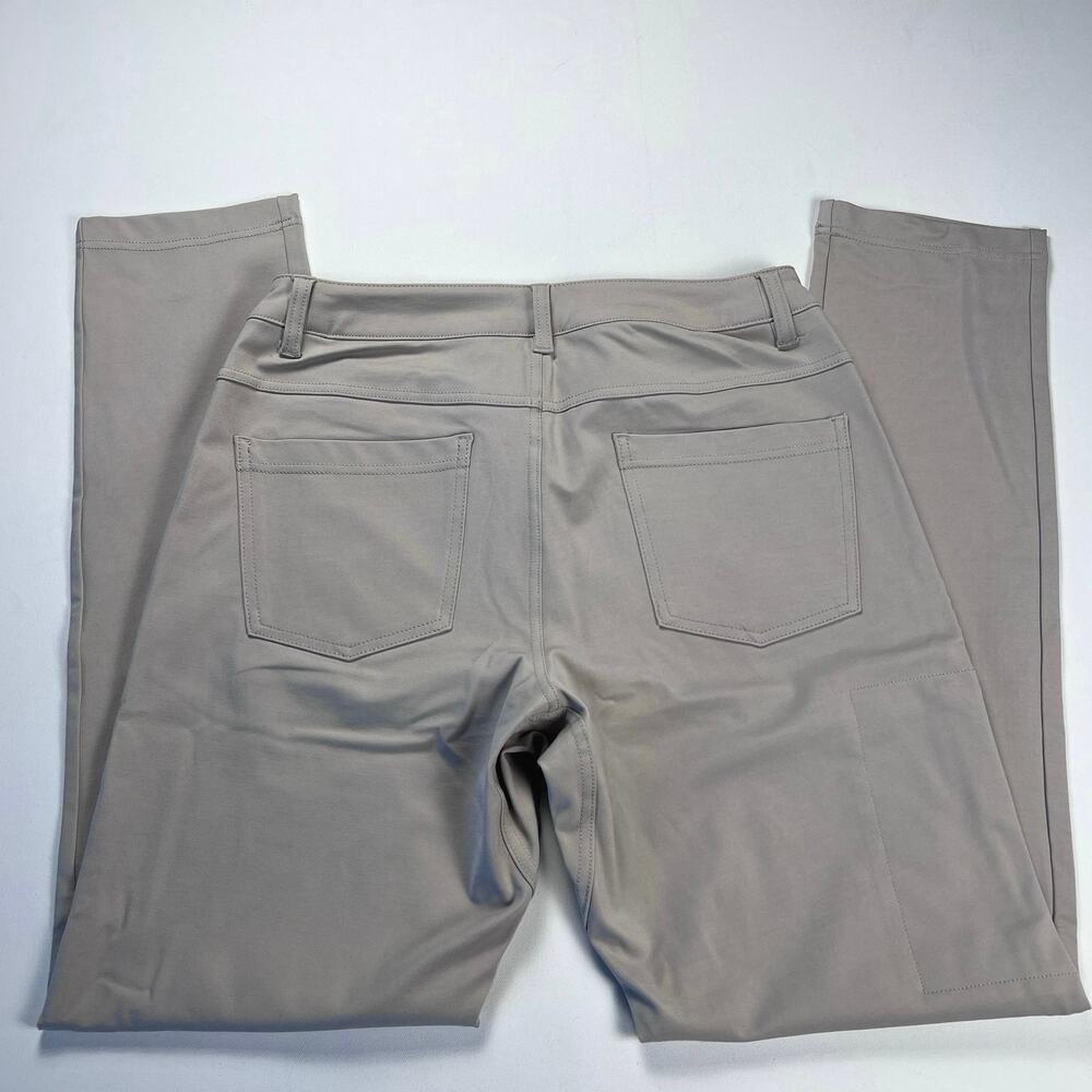 BYLT Basics Everyday Pant 2.0 Taupe Technical Stretch Chino Golf Pants Size 32 - Picture 4 of 16
